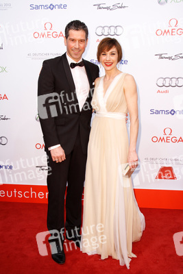 Christiane Paul mit Begleitung