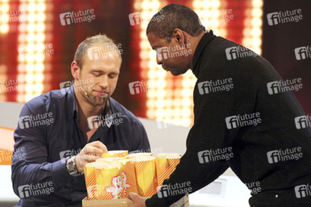 Denzel Washington mit Wettkandidat Robert Harting