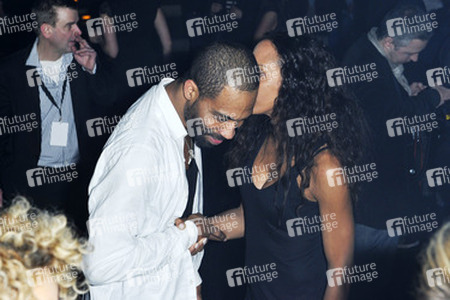 Barbara Becker mit Gast