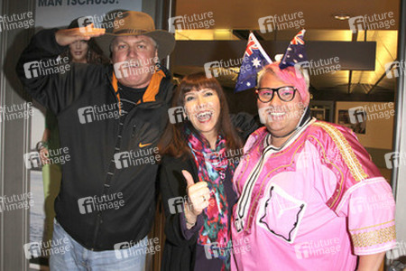 Klaus Baumgart (Klaus und Klaus) mit Gattin Ilona, Sven Florijan