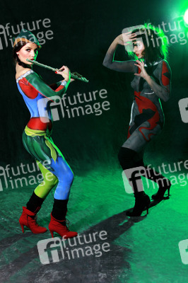 Rattenfänger von Hameln mit Ratte / Pied Piper of Hamelin with Rat