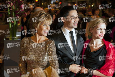 Jane Fonda, Philipp Rösler mit Ehefrau Wiebke