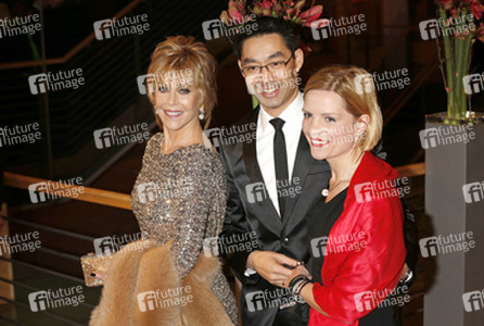 Jane Fonda, Philipp Rösler mit Ehefrau Wiebke