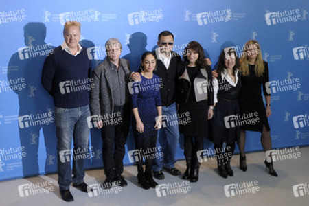 Tim Robbins, Andreas Dresen, Jury President Wong Kar Wai, Shirin Neshat, Susanne Bier, Athina Rachel Tsangari, Ellen Kuras
