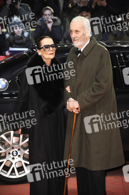 Christopher Lee mit Ehefrau Gitte