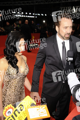 Nicolas Cage mit Ehefrau Alice Kim