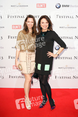 Uschi Dämmrich von Luttitz mit Tochter Stephanie