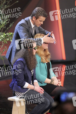 Markus Lanz mit Wettkandidatinnen Pia Pohl und Samantha Müller