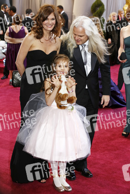 Claudio Miranda mit Gattin Kelli Bean Miranda und Tochter Sofia