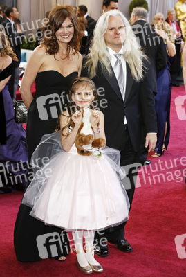 Claudio Miranda mit Gattin Kelli Bean Miranda und Tochter Sofia