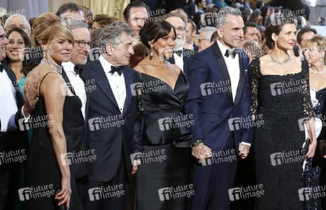 Kate Capshaw, Steven Spielberg, Robert De Niro mit Ehefrau Grace Hightower, Daniel Day-Lewis, Rebecca Miller