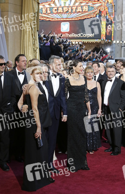 Kate Capshaw, Steven Spielberg, Daniel Day-Lewis, Rebecca Miller