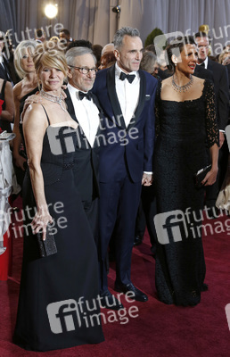 Kate Capshaw, Steven Spielberg, Daniel Day-Lewis, Rebecca Miller