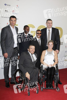 Wladimir Klitschko, Kurt Fearnley, Joseph Kibunja, Henry Wanyoike, Kirsten Bruhn, Vitali Klitschko