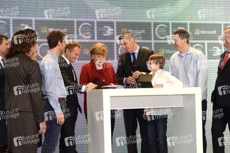 CeBIT Eröffnungsrundgang, Hannover
