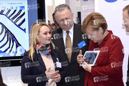 CeBIT Eröffnungsrundgang, Hannover
