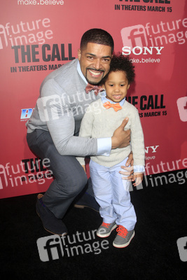 David Otunga mit Sohn David Otunga Jr.