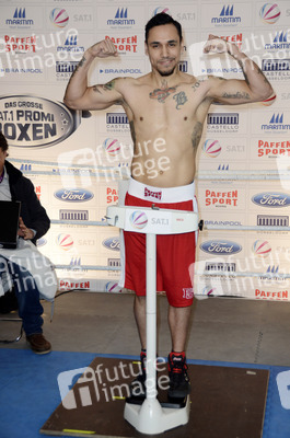 Wiegen zum Sat.1 Promiboxen, Düsseldorf