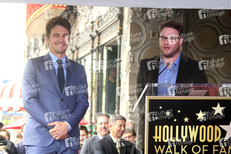 James Franco erhält einen Stern auf dem Hollywood Walk of Fame, Los Angeles