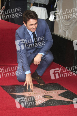 James Franco erhält einen Stern auf dem Hollywood Walk of Fame, Los Angeles