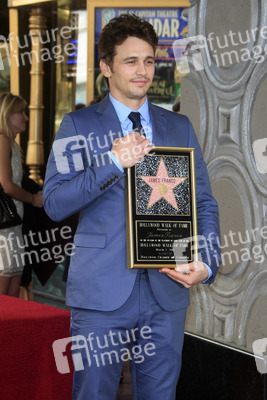 James Franco erhält einen Stern auf dem Hollywood Walk of Fame, Los Angeles