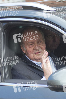 Juan Carlos I. von Spanien verlässt das Krankenhaus, Madrid