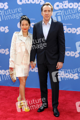 Nicolas Cage mit Ehefrau Alice Kim