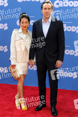 Nicolas Cage mit Ehefrau Alice Kim