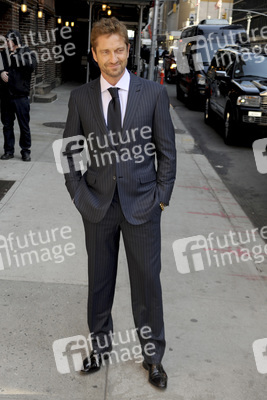 Gerard Butler bei der 'Late Show With David Letterman'