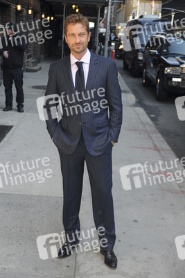 Gerard Butler bei der 'Late Show With David Letterman'