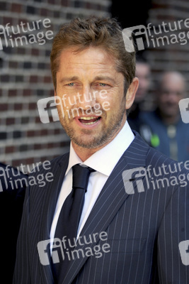 Gerard Butler bei der 'Late Show With David Letterman'