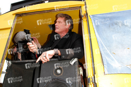 David Hasselhoff protestiert gegen Abbau der Berliner Mauer