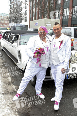 Hochzeit von Sven Florijan (Assistent von Olivia Jones), Hamburg