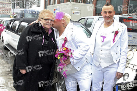Hochzeit von Sven Florijan (Assistent von Olivia Jones), Hamburg