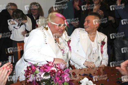 Hochzeit von Sven Florijan (Assistent von Olivia Jones), Hamburg