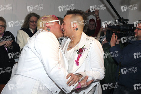 Hochzeit von Sven Florijan (Assistent von Olivia Jones), Hamburg