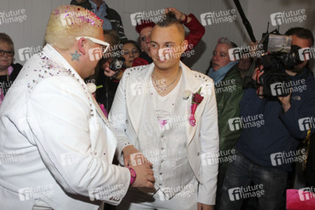 Hochzeit von Sven Florijan (Assistent von Olivia Jones), Hamburg