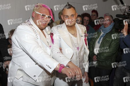 Hochzeit von Sven Florijan (Assistent von Olivia Jones), Hamburg