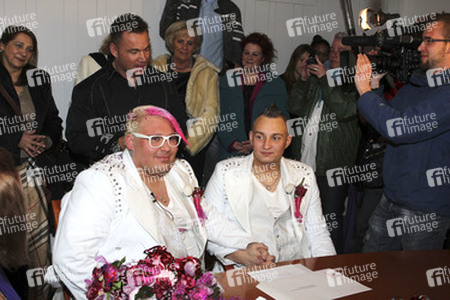 Hochzeit von Sven Florijan (Assistent von Olivia Jones), Hamburg