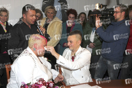Hochzeit von Sven Florijan (Assistent von Olivia Jones), Hamburg