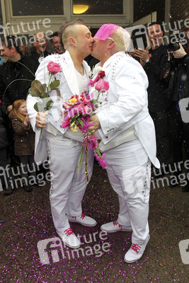 Hochzeit von Sven Florijan (Assistent von Olivia Jones), Hamburg