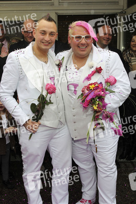 Hochzeit von Sven Florijan (Assistent von Olivia Jones), Hamburg