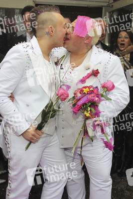 Hochzeit von Sven Florijan (Assistent von Olivia Jones), Hamburg