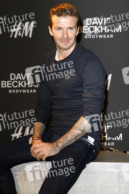 David Beckham bei H&M, Berlin