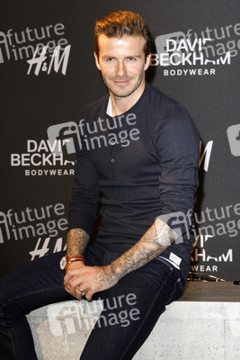 David Beckham bei H&M, Berlin