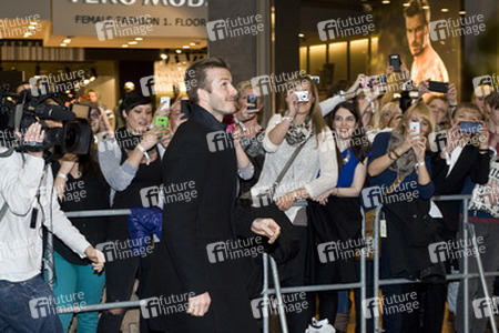 David Beckham bei H&M, Berlin