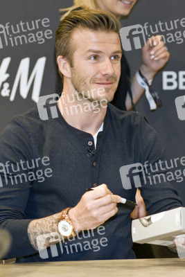 David Beckham bei H&M, Berlin