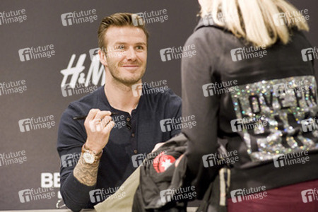 David Beckham bei H&M, Berlin