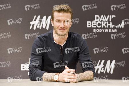 David Beckham bei H&M, Berlin