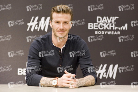 David Beckham bei H&M, Berlin